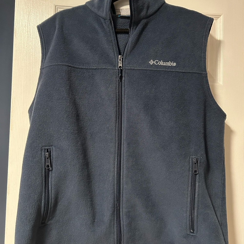 Columbia Dark Blue Fleece Vest